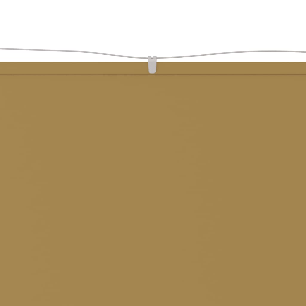 vidaXL Luifel verticaal 60x1200 cm oxford stof beige afbeelding