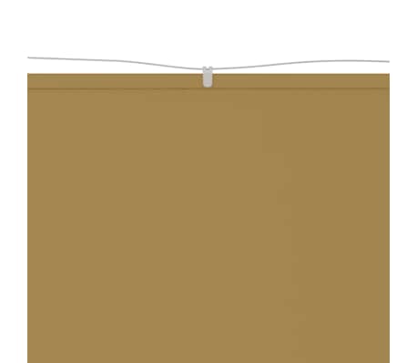 vidaXL Okomita tenda bež 140 x 420 cm od tkanine Oxford
