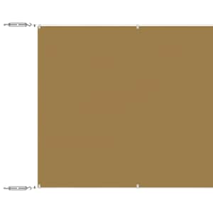 Vertikální markýza béžová 140 x 600 cm oxfordská látka - obrázek 2