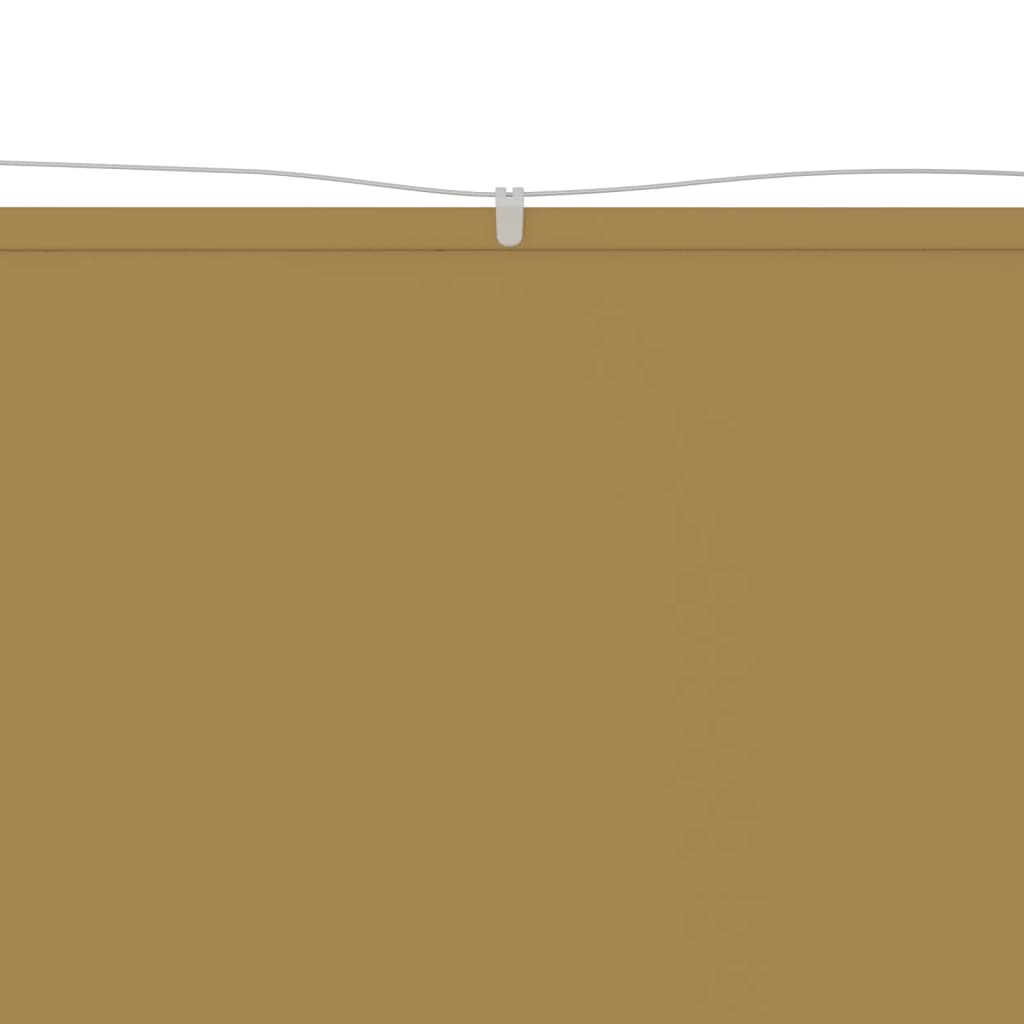 Thumbnail - vidaXL Senkrechtmarkise Beige 140x800 cm Oxford-Gewebe