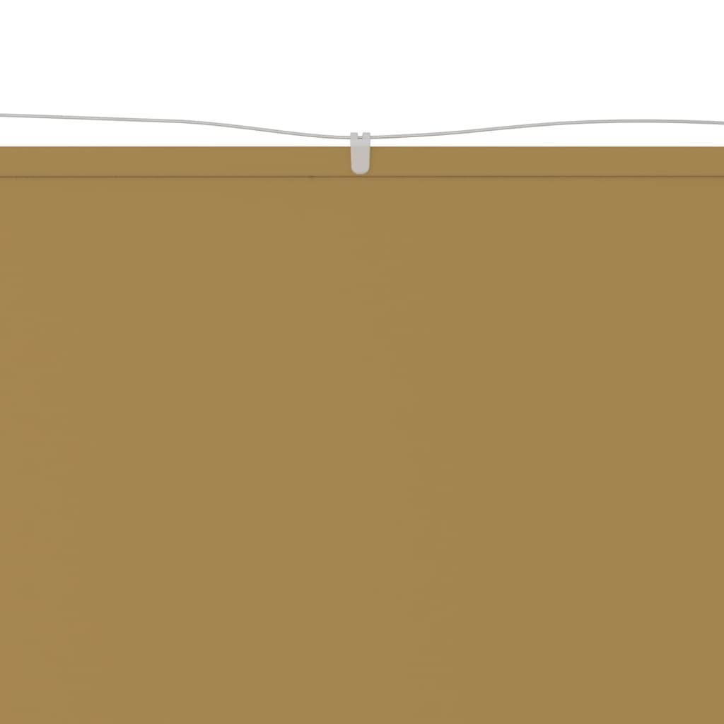 vidaXL Luifel verticaal 180x1200 cm oxford stof beige afbeelding