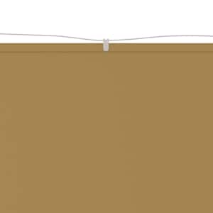 vidaXL Paravento Verticale Beige 200x360 cm in Tessuto Oxford