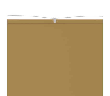 vidaXL Vertical Awning Beige 250x270 cm Oxford Fabric