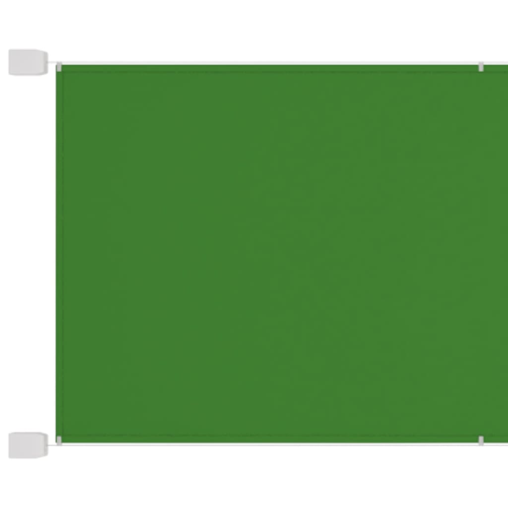 vidaXL lodret markise 100x600 cm oxfordstof lysegrøn