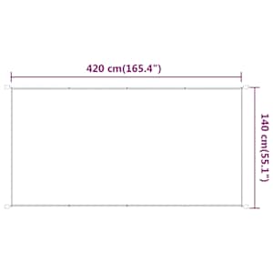 Vertikální markýza světle zelená 140 x 420 cm oxfordská látka - obrázek 6
