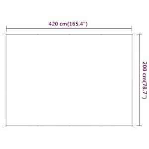 Vertikální markýza světle zelená 200 x 420 cm oxfordská látka - obrázek 6
