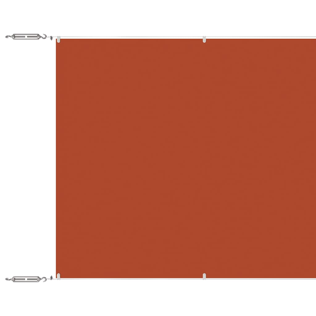 vidaXL Vertikální markýza terakotová 60 x 800 cm oxfordská látka