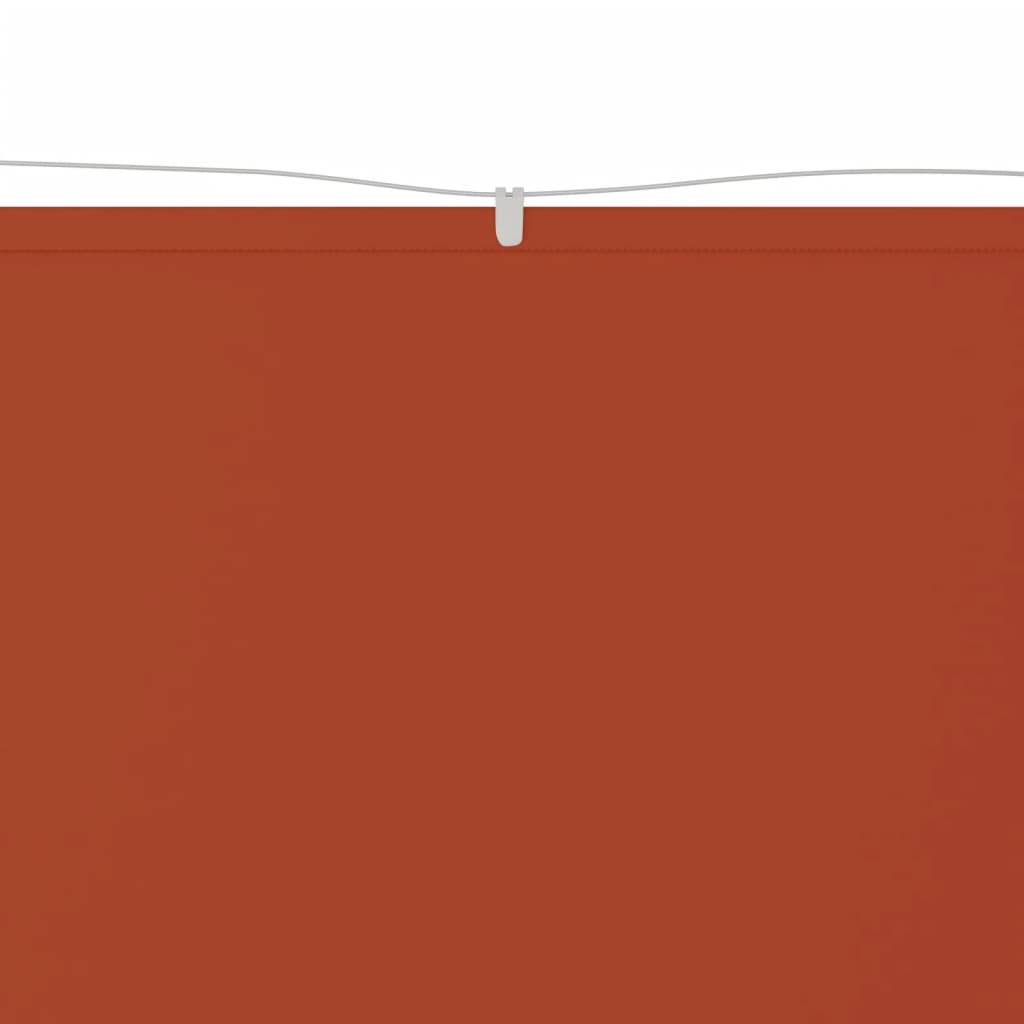 vidaXL Pystymarkiisi terrakotta 60x800 cm Oxford kangas
