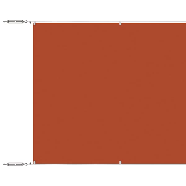 vidaXL vertikaalne varikatus, terrakota, 60 x 1000 cm, Oxfordi kangas