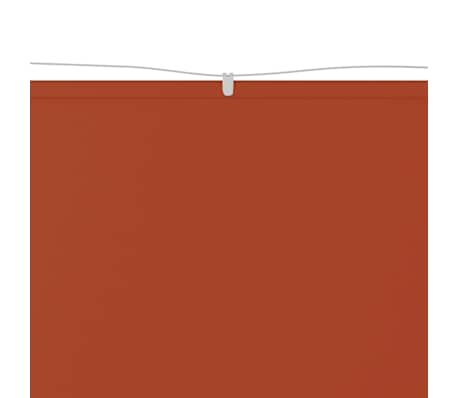 vidaXL Luifel verticaal 60x1200 cm oxford stof terracottakleurig