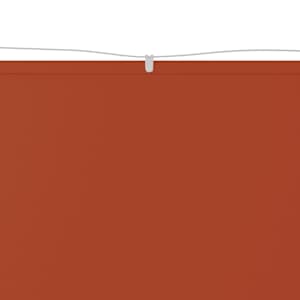 vidaXL Luifel verticaal 60x1200 cm oxford stof terracottakleurig