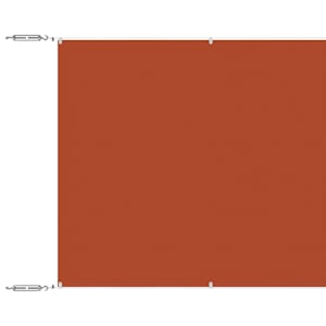 Vertikální markýza terakotová 100 x 1 000 cm oxfordská látka - obrázek 2