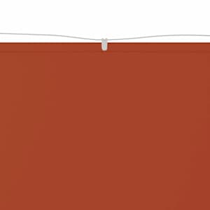 vidaXL Senkrechtmarkise Terrakotta 140x270 cm Oxford-Gewebe