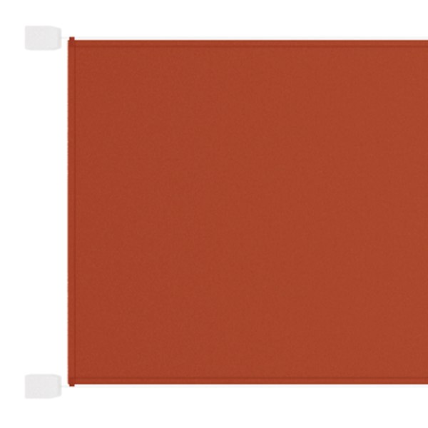 vidaXL vertikaalne varikatus, terrakota, 140 x 360 cm, Oxfordi kangas