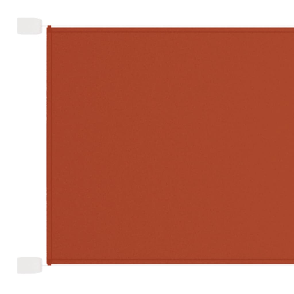 vidaXL Vertikální markýza terakotová 140 x 360 cm oxfordská látka
