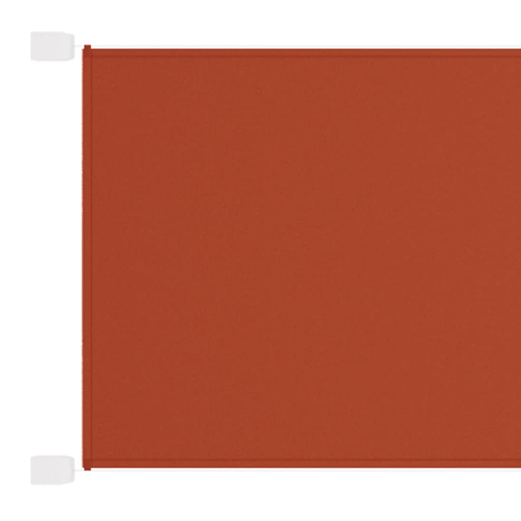 vidaXL Vertikální markýza terakotová 140 x 800 cm oxfordská látka