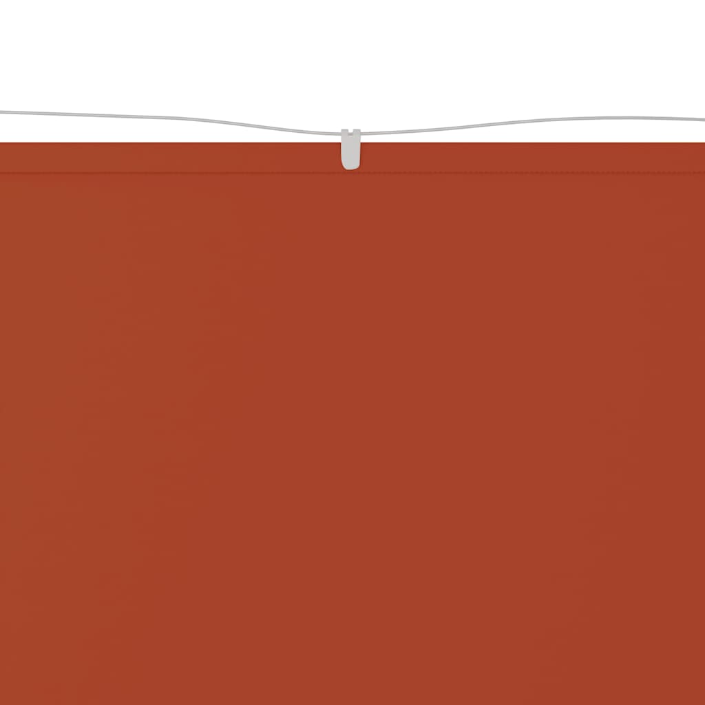 vidaXL Vertikálna markíza terakotová 140x800 cm oxfordská látka