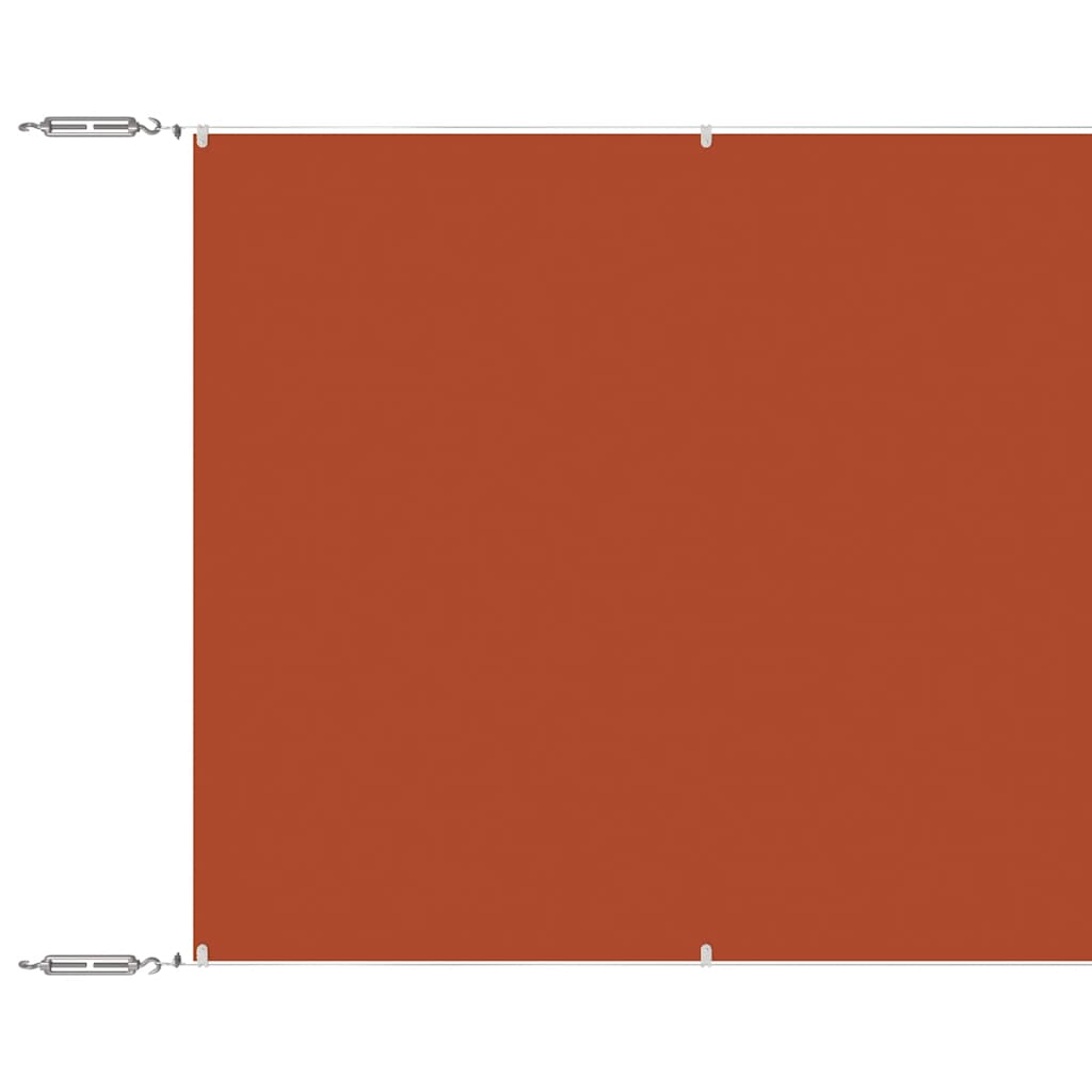 vidaXL Vertikální markýza terakotová 180 x 600 cm oxfordská látka