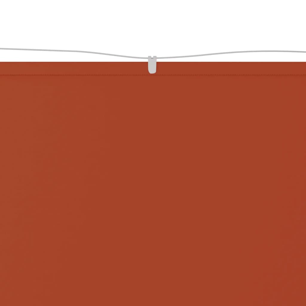 Thumbnail - vidaXL Senkrechtmarkise Terrakotta 180x600 cm Oxford-Gewebe