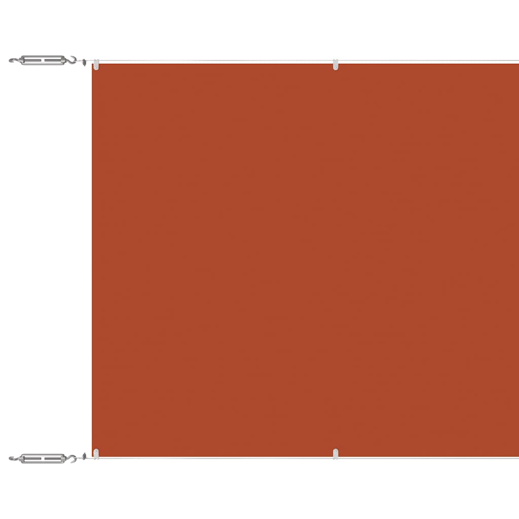 vidaXL Vertikální markýza terakotová 180 x 800 cm oxfordská látka