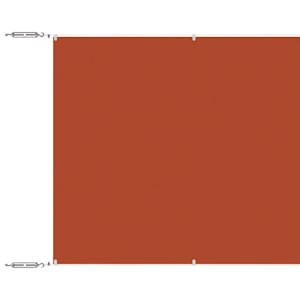 Vertikální markýza terakotová 180 x 1 200 cm oxfordská látka - obrázek 2