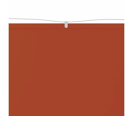 vidaXL Toldo vertical tela oxford terracota 200x420 cm
