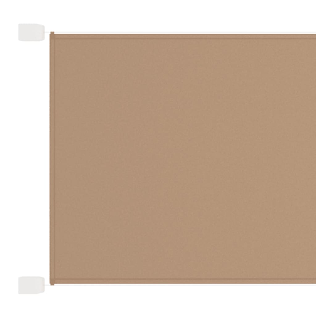 vidaXL Copertină verticală, gri taupe, 60x270 cm, țesătură oxford