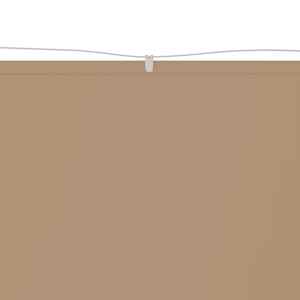vidaXL Auvent vertical Taupe 60x1000 cm Tissu oxford
