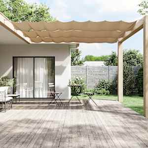 Vertikální markýza taupe 60 x 1 200 cm oxfordská látka - obrázek 1