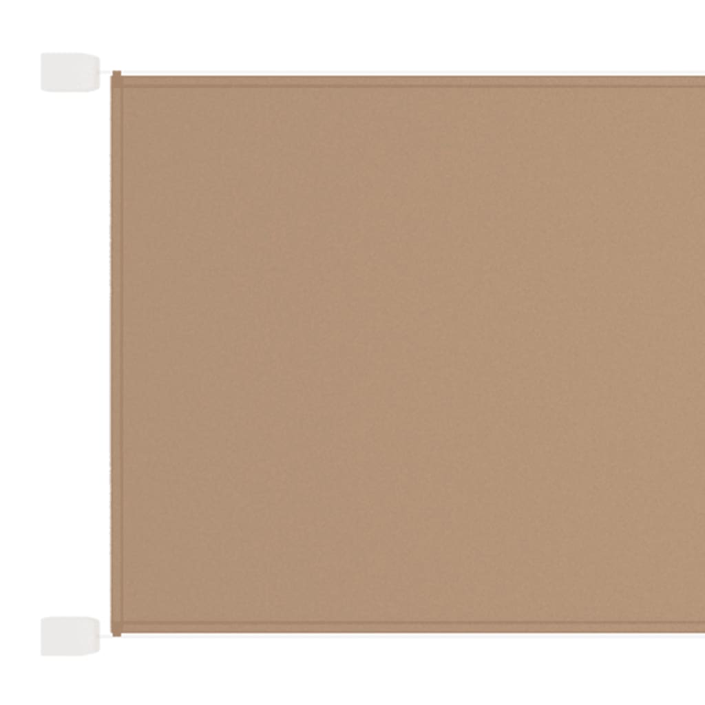 Senkrechtmarkise Taupe 100×360 cm Oxford-Gewebe