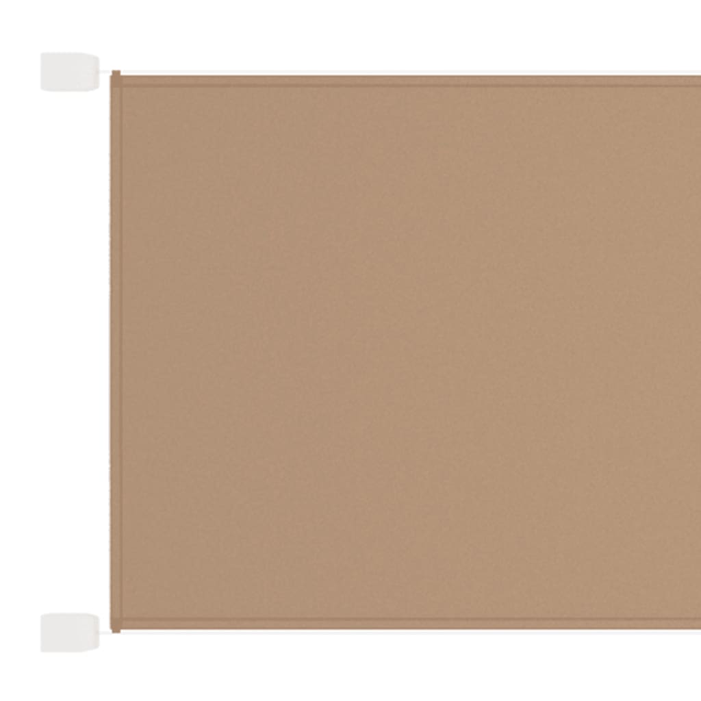 vidaXL Vertikální markýza taupe 100 x 420 cm oxfordská látka