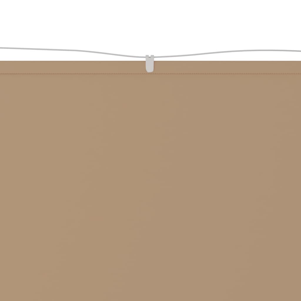 vidaXL Vertikálna markíza sivohnedá 140x600 cm oxfordská látka
