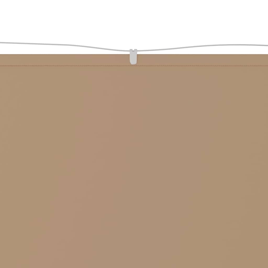 vidaXL Pystymarkiisi harmaanruskea 140x600 cm Oxford kangas