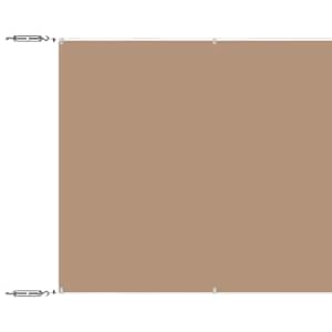 vidaXL vertikaalne varikatus, pruunikas, 140 x 800 cm, Oxfordi kangas