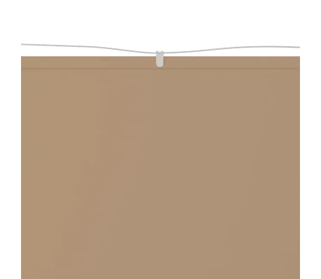 vidaXL lodret markise 200x270 cm oxfordstof gråbrun