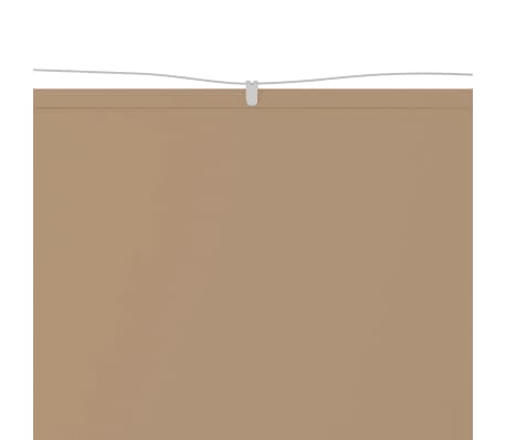 vidaXL Vertikální markýza taupe 200 x 270 cm oxfordská látka