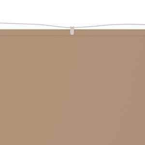 vidaXL Copertină verticală, gri taupe, 200x420 cm, țesătură oxford