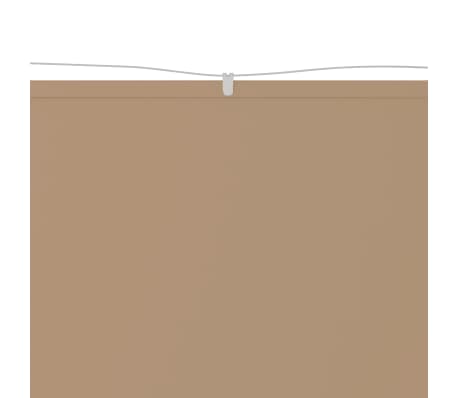 vidaXL Copertină verticală, gri taupe, 250x360 cm, țesătură oxford