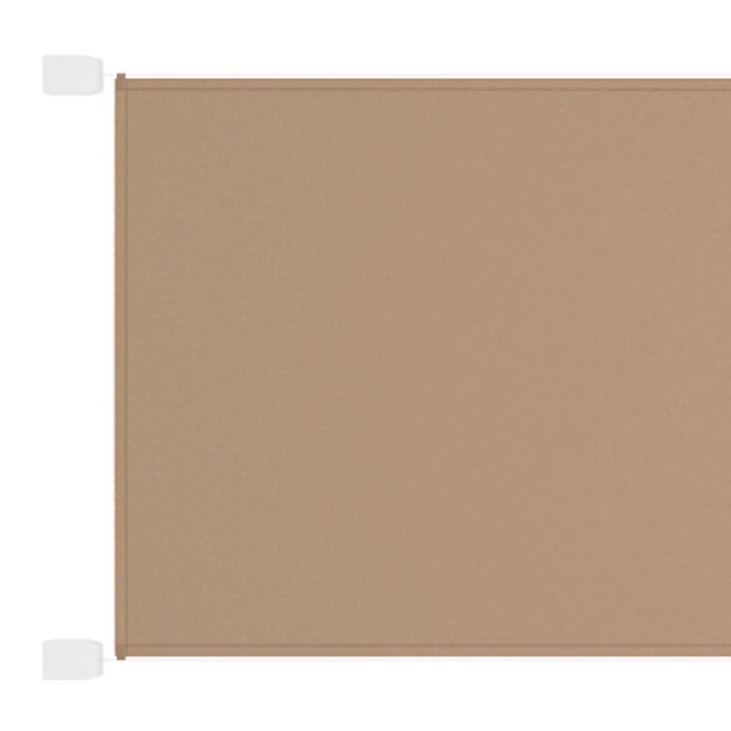 Senkrechtmarkise Taupe 250×420 cm Oxford-Gewebe - Image 2