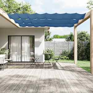 Vertikalna markiza modra 60x800 cm tkanina oxford