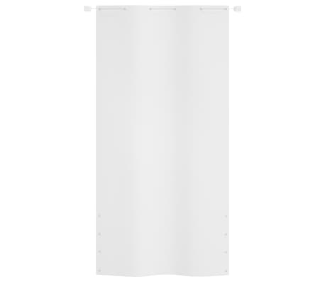 vidaXL Parvekkeen suoja valkoinen 120x240 cm Oxford kangas