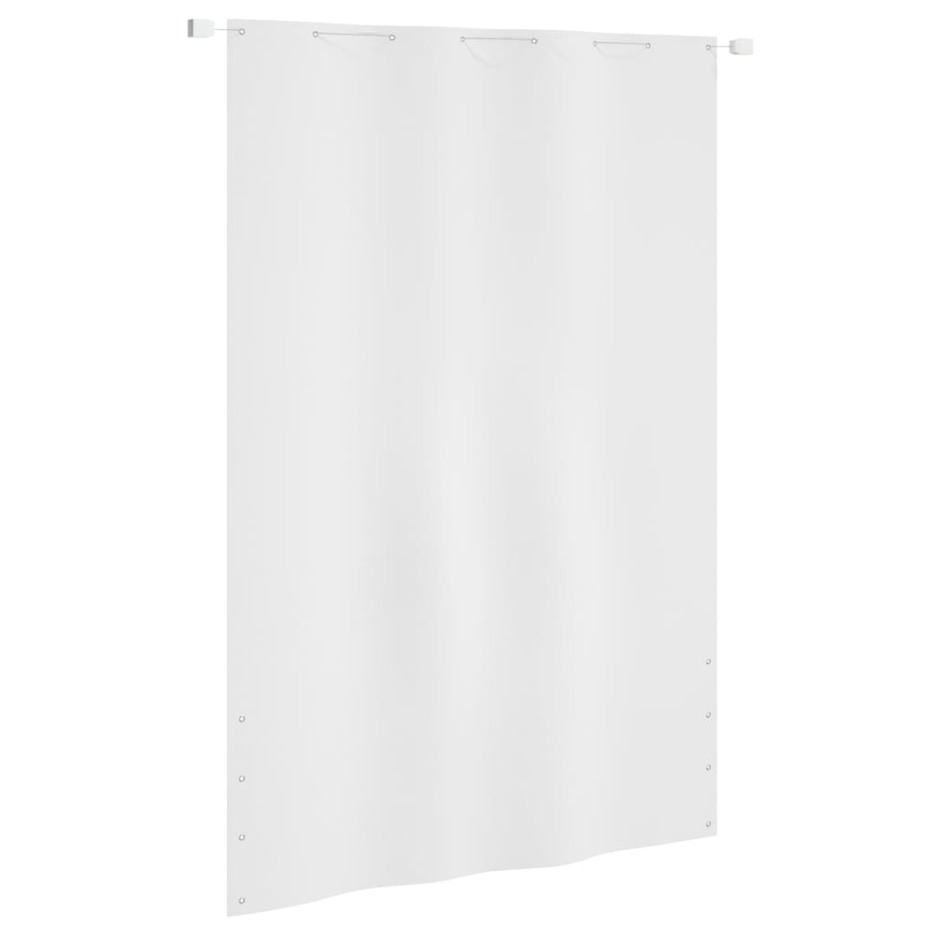 vidaXL Parvekkeen suoja valkoinen 160×240 cm Oxford kangas