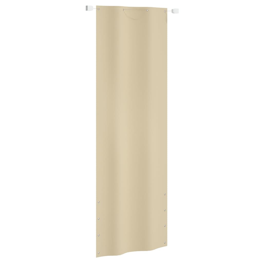 vidaXL Parvekkeen suoja beige 80×240 cm Oxford kangas