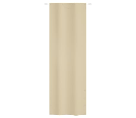 vidaXL Parvekkeen suoja beige 80x240 cm Oxford kangas