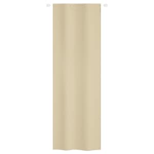vidaXL Parvekkeen suoja beige 80x240 cm Oxford kangas