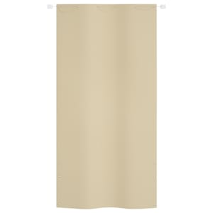 vidaXL Parvekkeen suoja beige 120x240 cm Oxford kangas