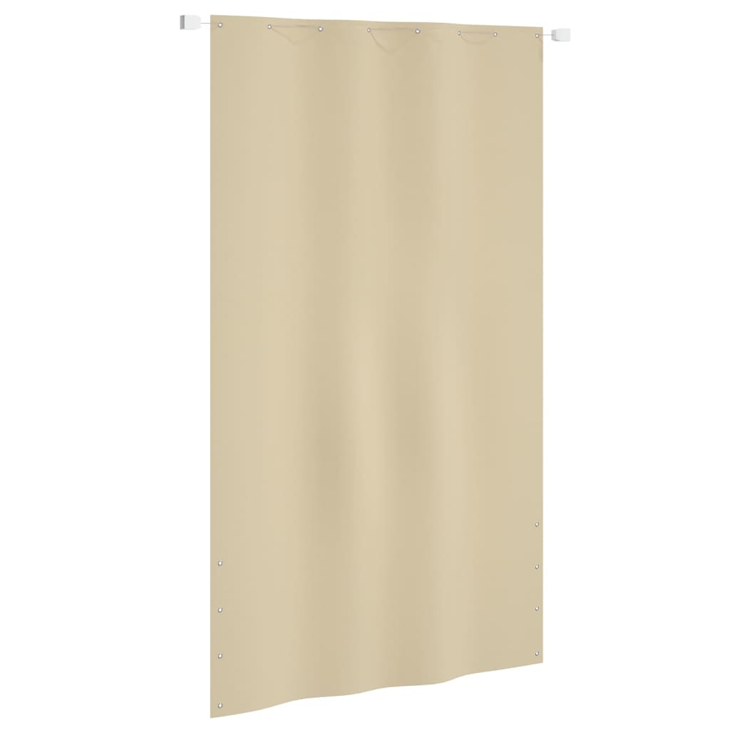 vidaXL Parvekkeen suoja beige 140×240 cm Oxford kangas