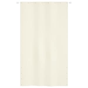 vidaXL Parvekkeen suoja kerma 140x240 cm Oxford kangas