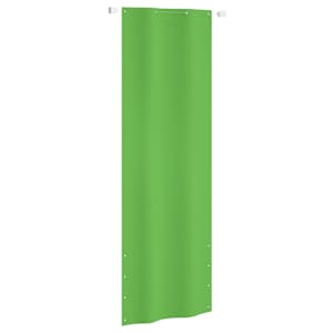 Balkonová zástěna světle zelená 80 x 240 cm oxfordská látka