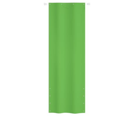 vidaXL Balkonscherm 80x240 cm oxford stof lichtgroen